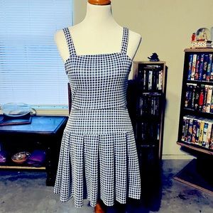 Rue 21 Blue & White Checkered Dress